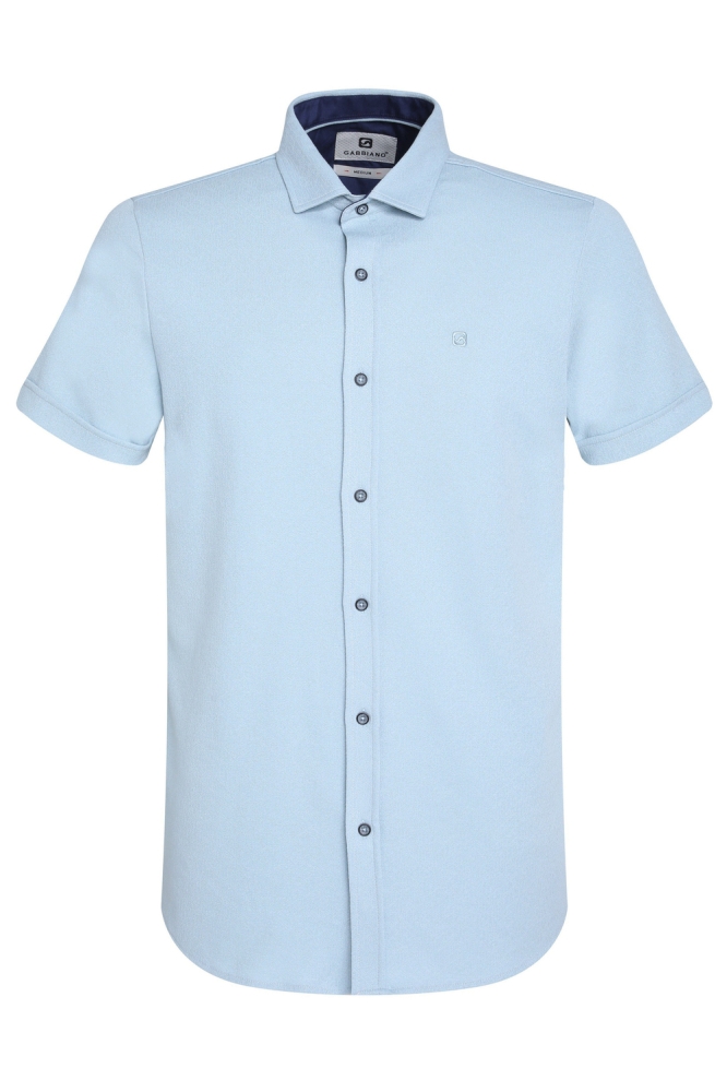 OVERHEMD MET STRUCTUUR 335532 4001 bright blue